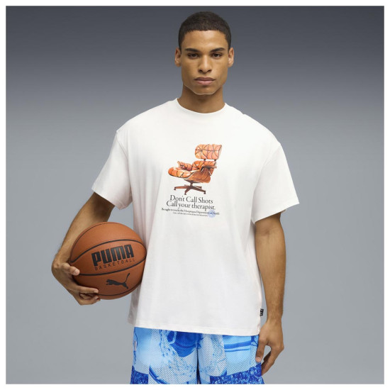 Puma Ανδρική κοντομάνικη μπλούζα Hooptopian Health Tee